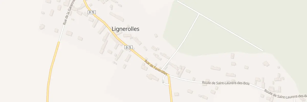 Plan du 10 Rue de Faverolles à Lignerolles