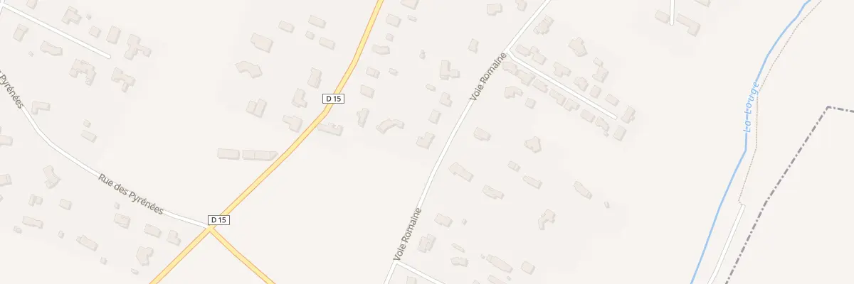 Plan du 38 Voie Romaine à Saint-Hilaire