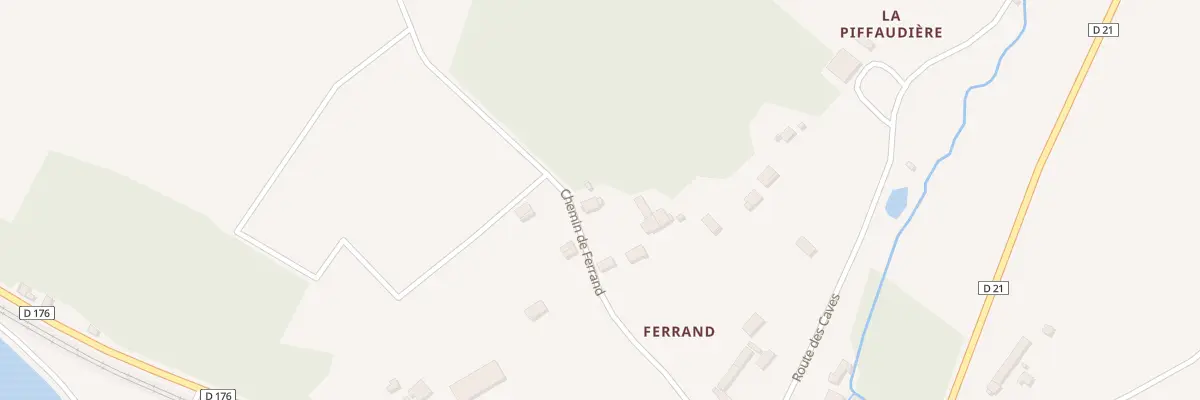Plan du 14 Che de Ferrand à Monthou-sur-Cher