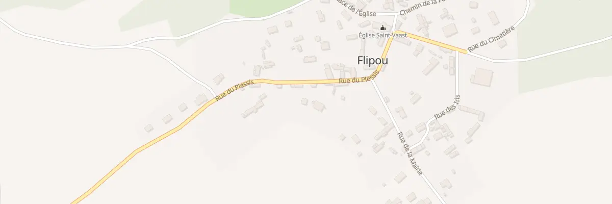 Plan du 12 Rte du Plessis à Flipou