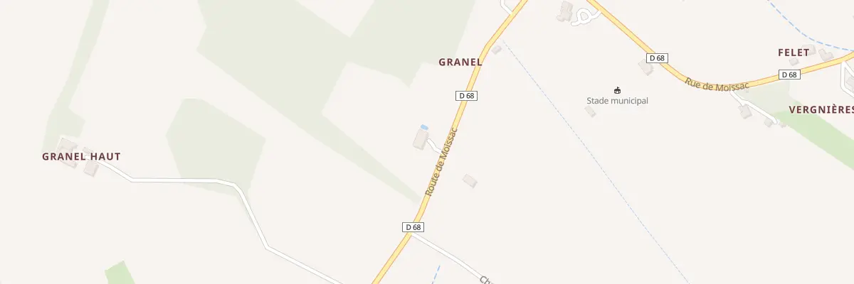 Plan du 5308 Granel à Vazerac