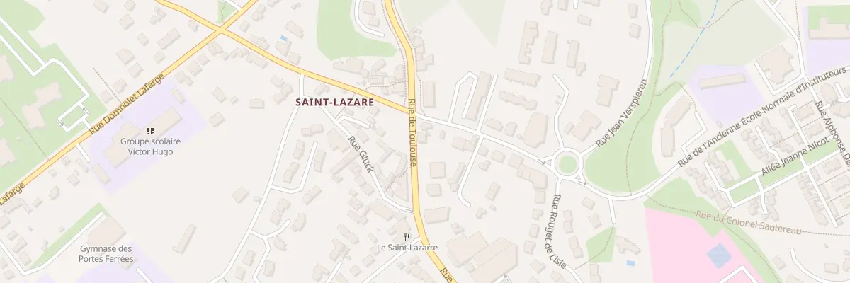 Plan du 189 Rue de Toulouse à Limoges