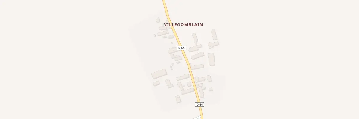 Plan du 19 Villegomblain à Oucques La Nouvelle