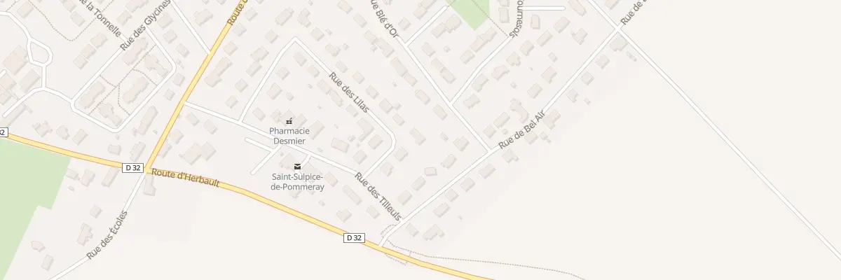 Plan du 29 Rue des Lilas à Saint-Sulpice-de-Pommeray
