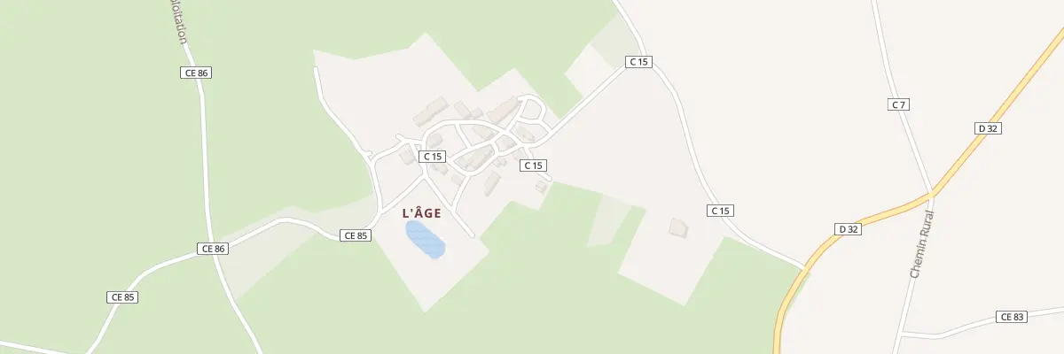 Plan du 3 L’Age à Prissac