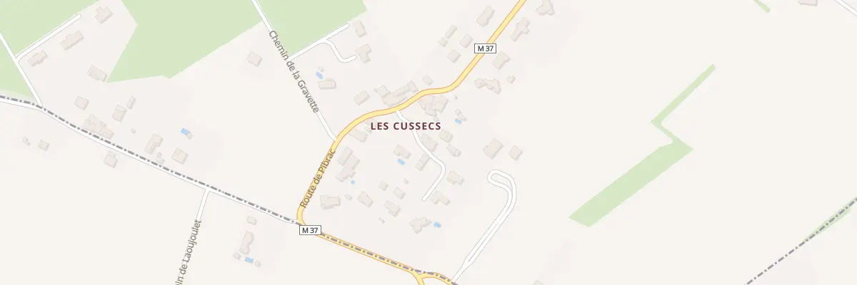 Plan du 9007 Rte de Pibrac à Mondonville