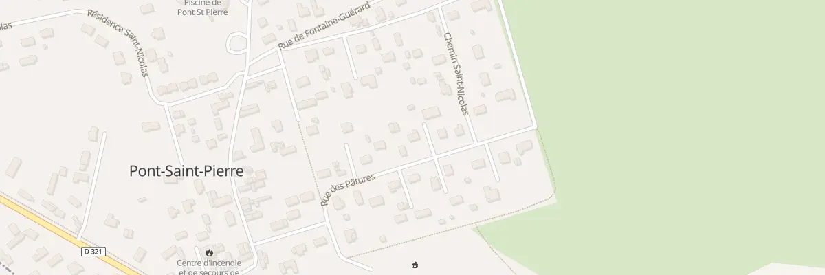 Plan du 16 Rue des Patures à Pont-Saint-Pierre