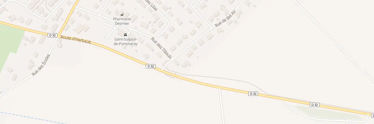 Plan du 2 Rte d’Herbault à Saint-Sulpice-de-Pommeray