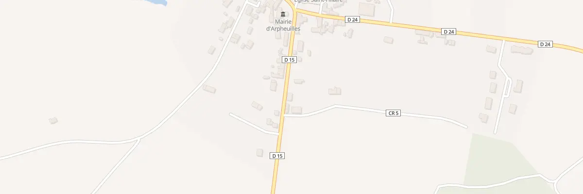 Plan du 3 Rte de la Brenne à Arpheuilles