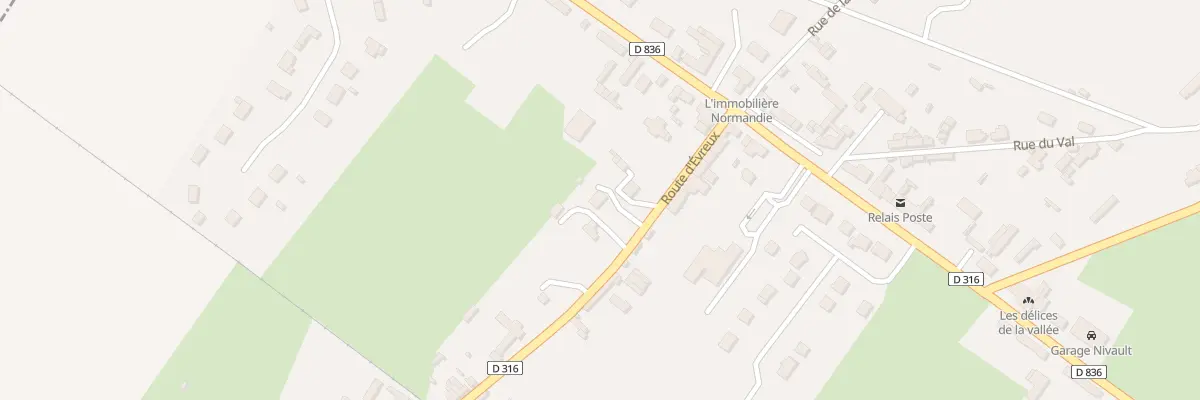 Plan du 4 Rte d’Evreux à Autheuil-Authouillet