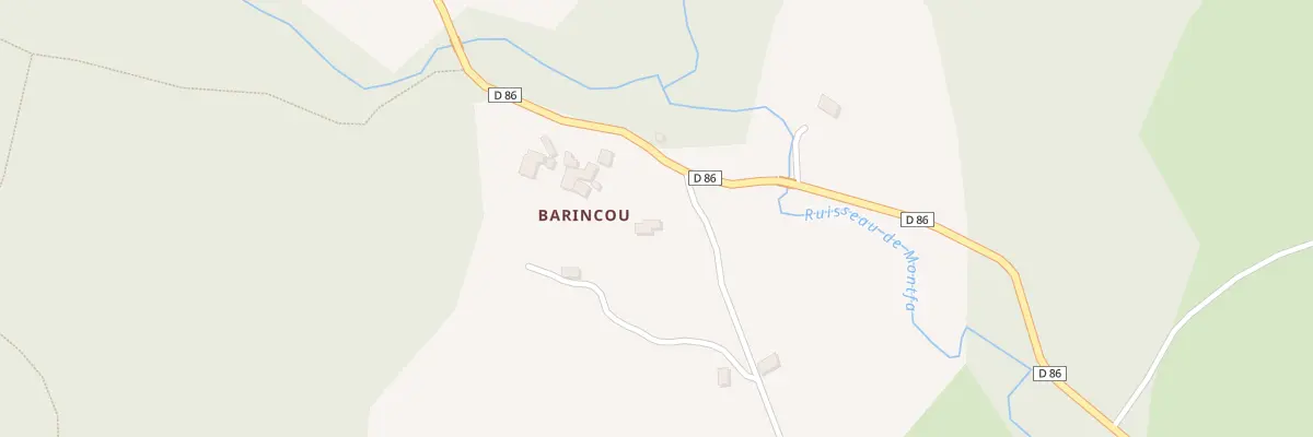 Plan du 5001F Bourgaou à Montbrun-Bocage