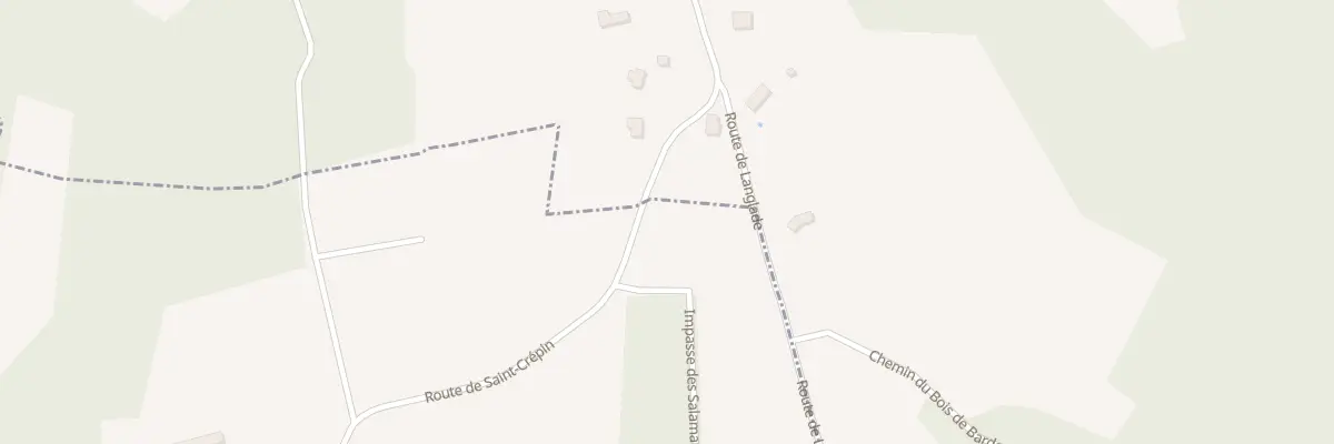 Plan du 1036 Rte de Saint-Crépin à Proissans