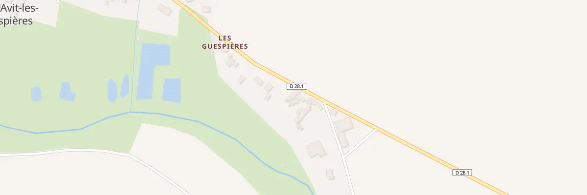 Plan du 22 Les Petites Guespieres à Saint-Avit-les-Guespières