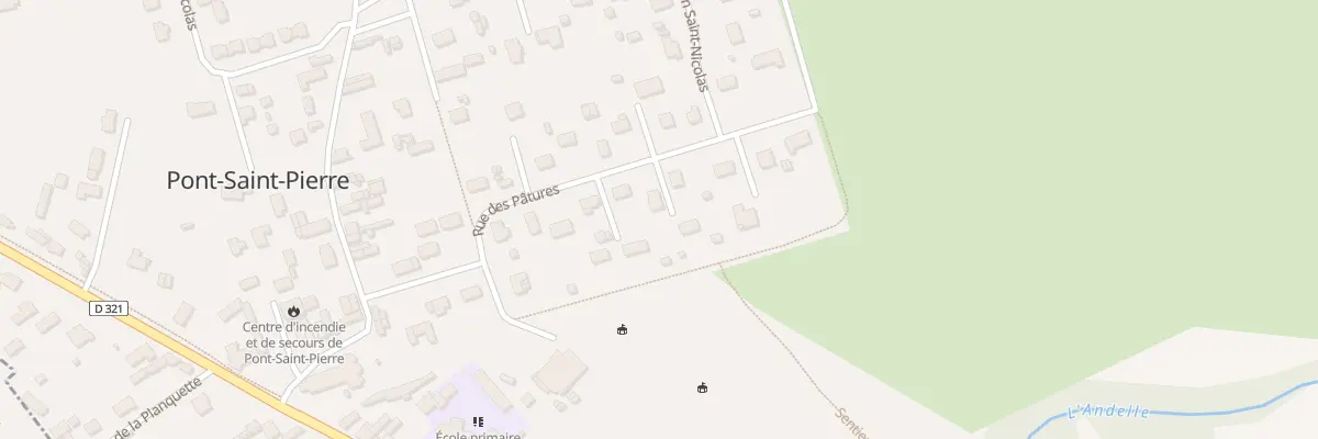 Plan du 21B Rue des Patures à Pont-Saint-Pierre