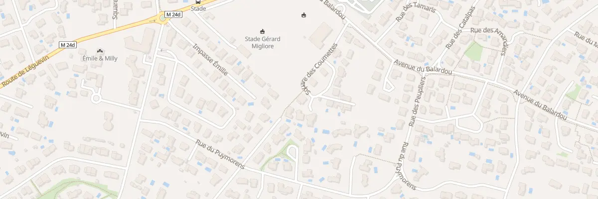 Plan du 2B Sq des Coumettes à Pibrac