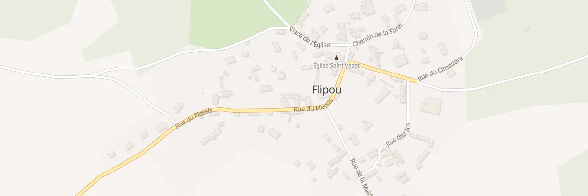 Plan du 17 Rte du Plessis à Flipou