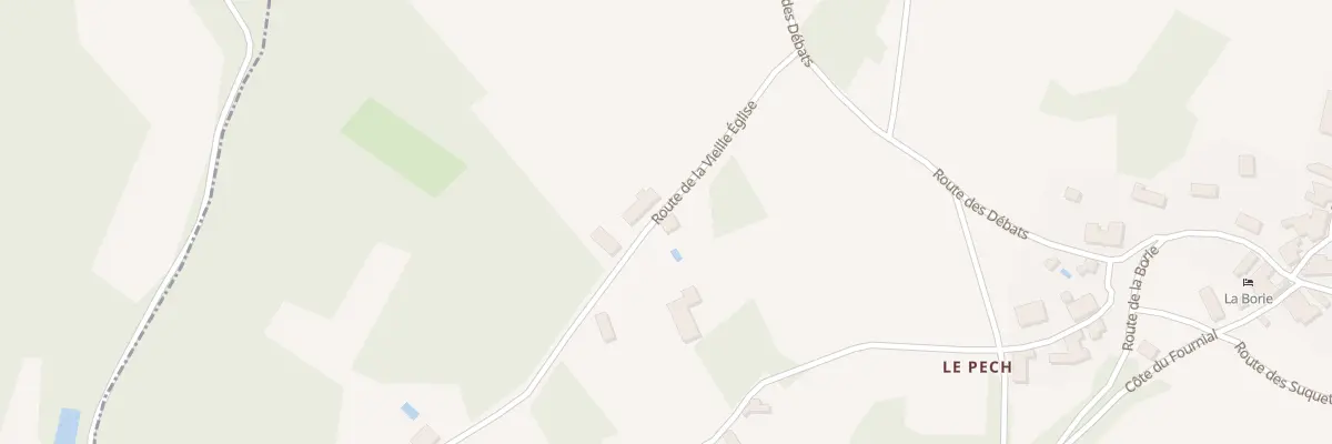 Plan du 1 La Vieille Eglise à Saint-Aubin-de-Nabirat