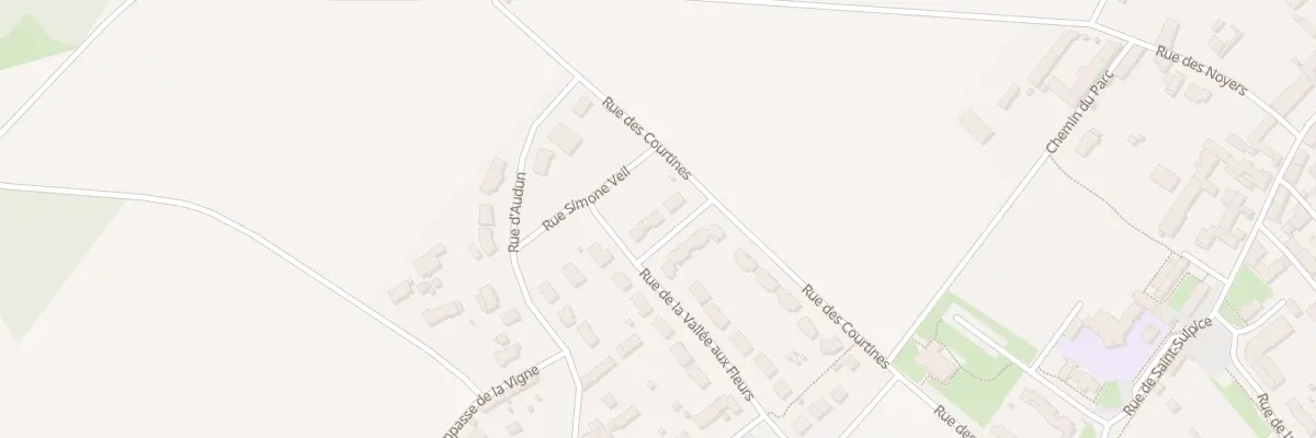 Plan du 4 Rue de la Vallée aux Fleurs à Fossé