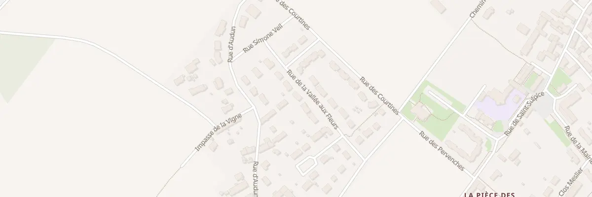 Plan du 16 Rue de la Vallée aux Fleurs à Fossé