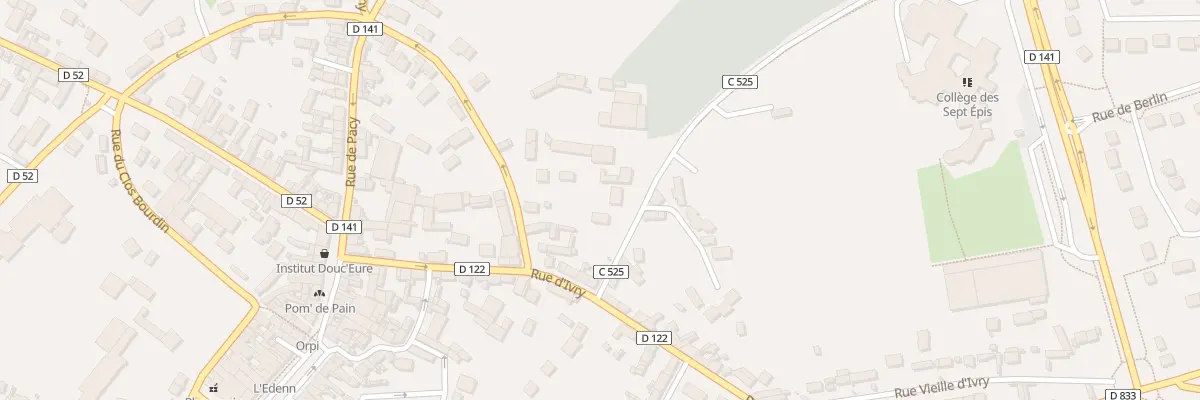 Plan du 3 Rue de Foucrainville à Saint-André-de-l’Eure
