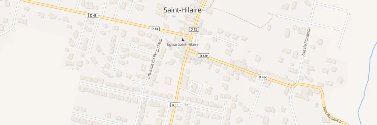 Plan du 1 Av du Mont Valier à Saint-Hilaire