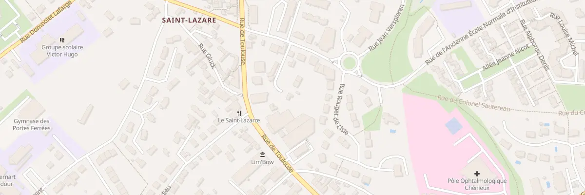 Plan du 205 Rue de Toulouse à Limoges