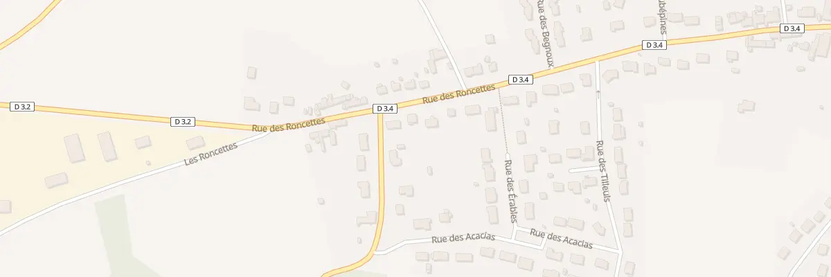 Plan du 46 Rue des Roncettes à Saint-Denis-Lanneray