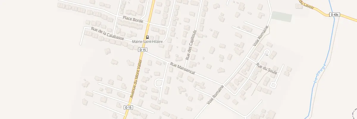 Plan du 1 Rue des Capitouls à Saint-Hilaire