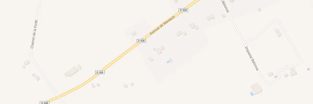 Plan du 6297 Rte d’Auch à Lacourt-Saint-Pierre
