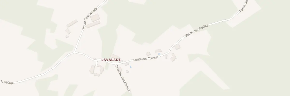 Plan du 311 Lavalade à Groléjac