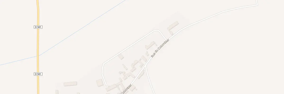 Plan du 25 Rue du Colombier à Dangeau