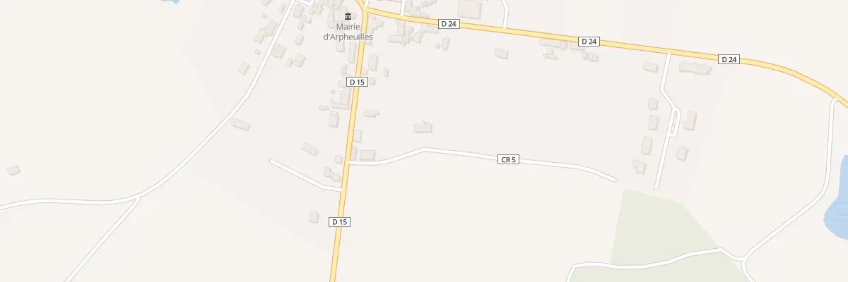 Plan du 5 Rte de la Brenne à Arpheuilles