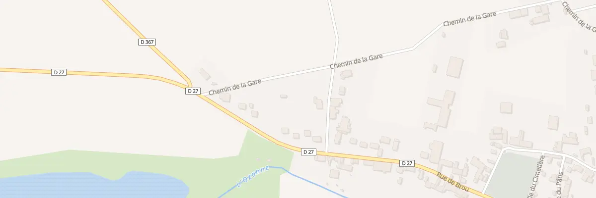 Plan du 58 Rue de Brou A Dangeau à Dangeau