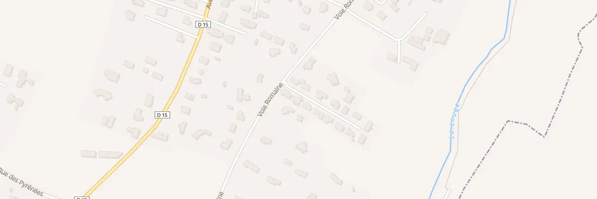 Plan du 15 Voie Romaine à Saint-Hilaire