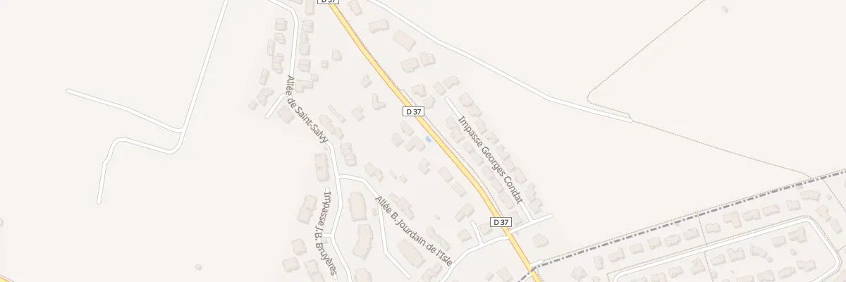 Plan du 78 Rte de Mondonville à Daux