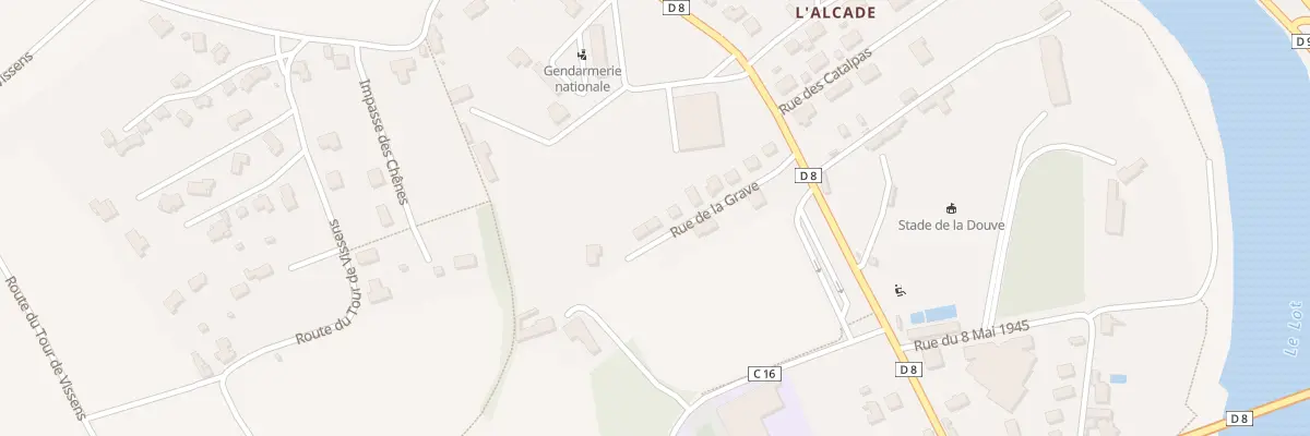 Plan du 123 Rue de la Grave à Luzech