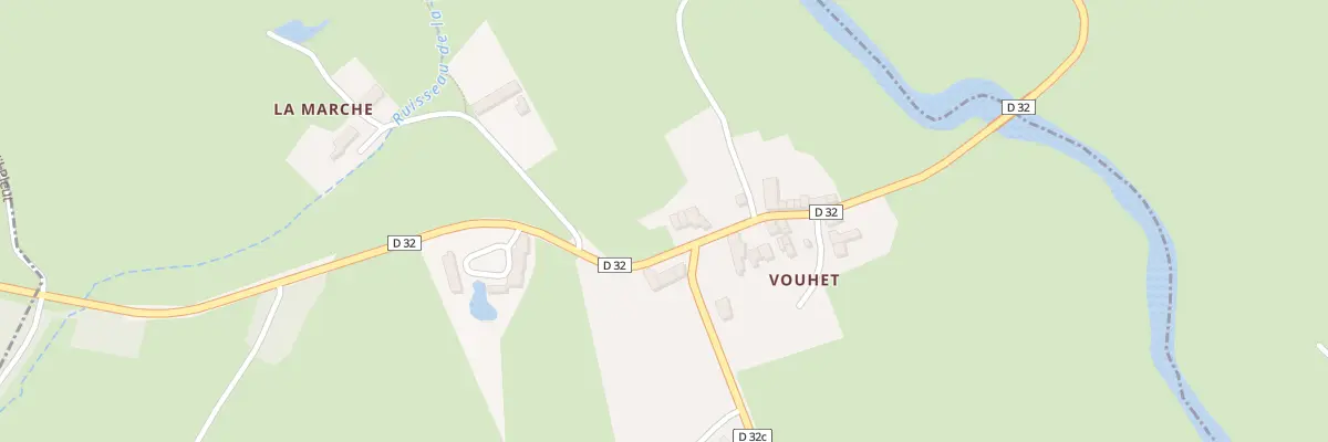 Plan du 5057 Vouhet à Dunet