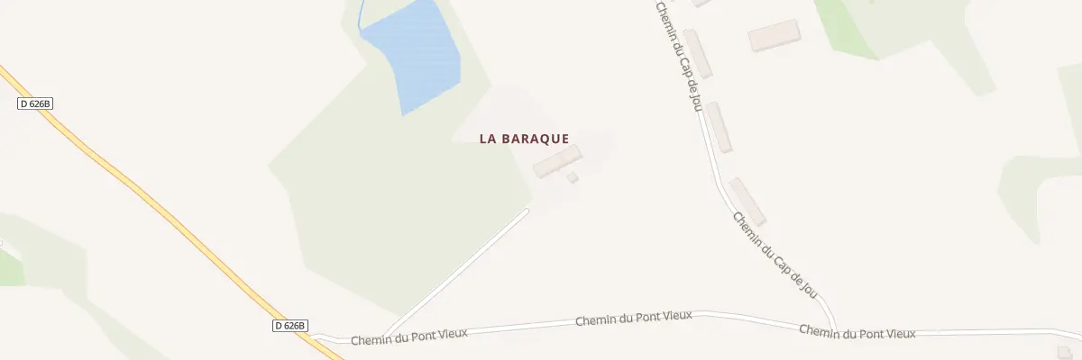 Plan du 71 Che du Pont Vieux à Lacaugne