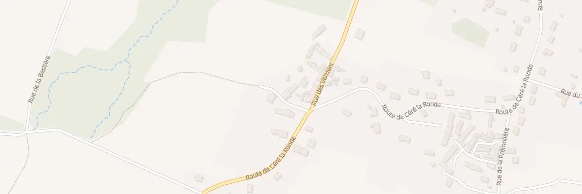 Plan du 4 Imp des Verriers à Pouillé