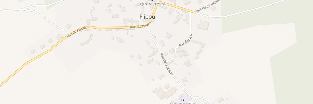 Plan du 7 Rue de la Mairie à Flipou
