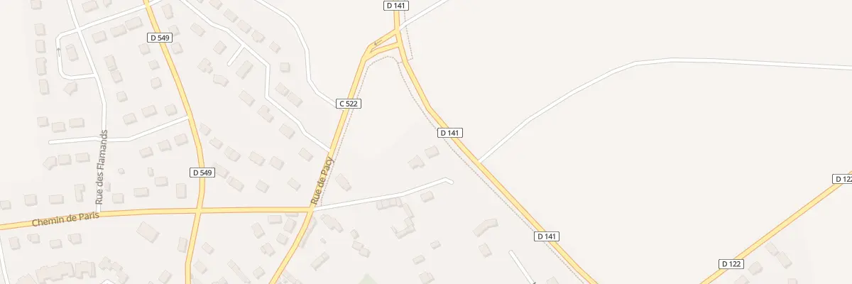 Plan du 11 Vieux Chemin de Paris à Saint-André-de-l’Eure