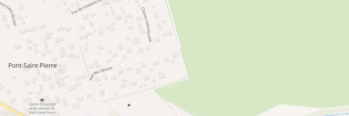 Plan du 33 Rue des Patures à Pont-Saint-Pierre