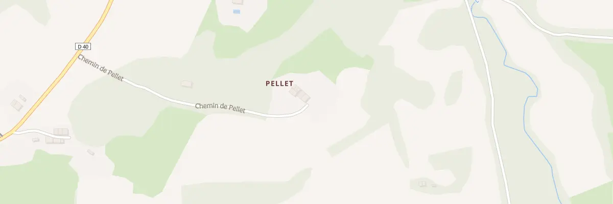 Plan du 7 Pellet à Bax