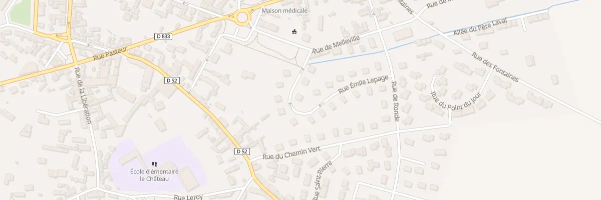Plan du 5 Rue Emile Lepage à Saint-André-de-l’Eure