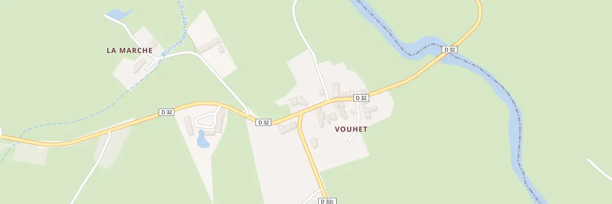 Plan du 5058 Vouhet à Dunet