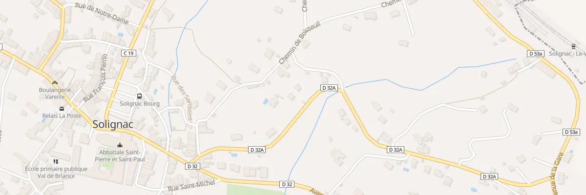 Plan du 11 Av d’Obernai à Solignac