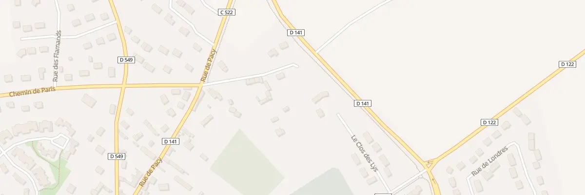 Plan du 8B Vieux Chemin de Paris à Saint-André-de-l’Eure