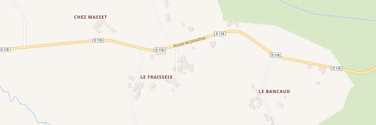 Plan du 5036 La Cour à Saint-Priest-Ligoure