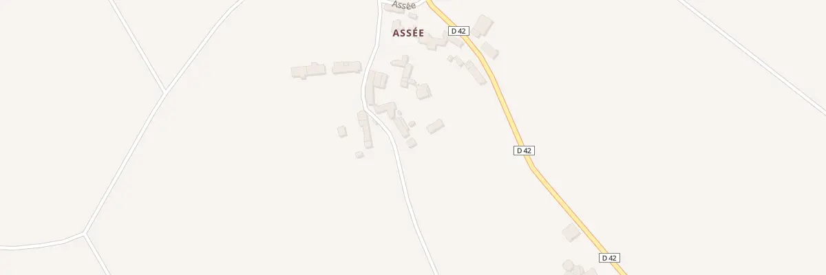 Plan du 21 Assee à Brévainville