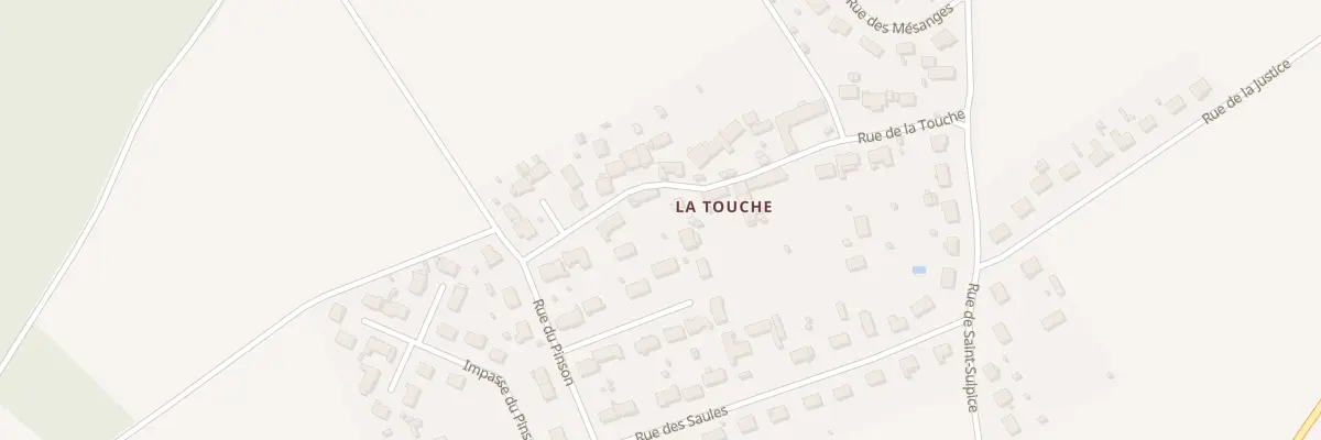 Plan du 19 Rue de la Touche à Fossé